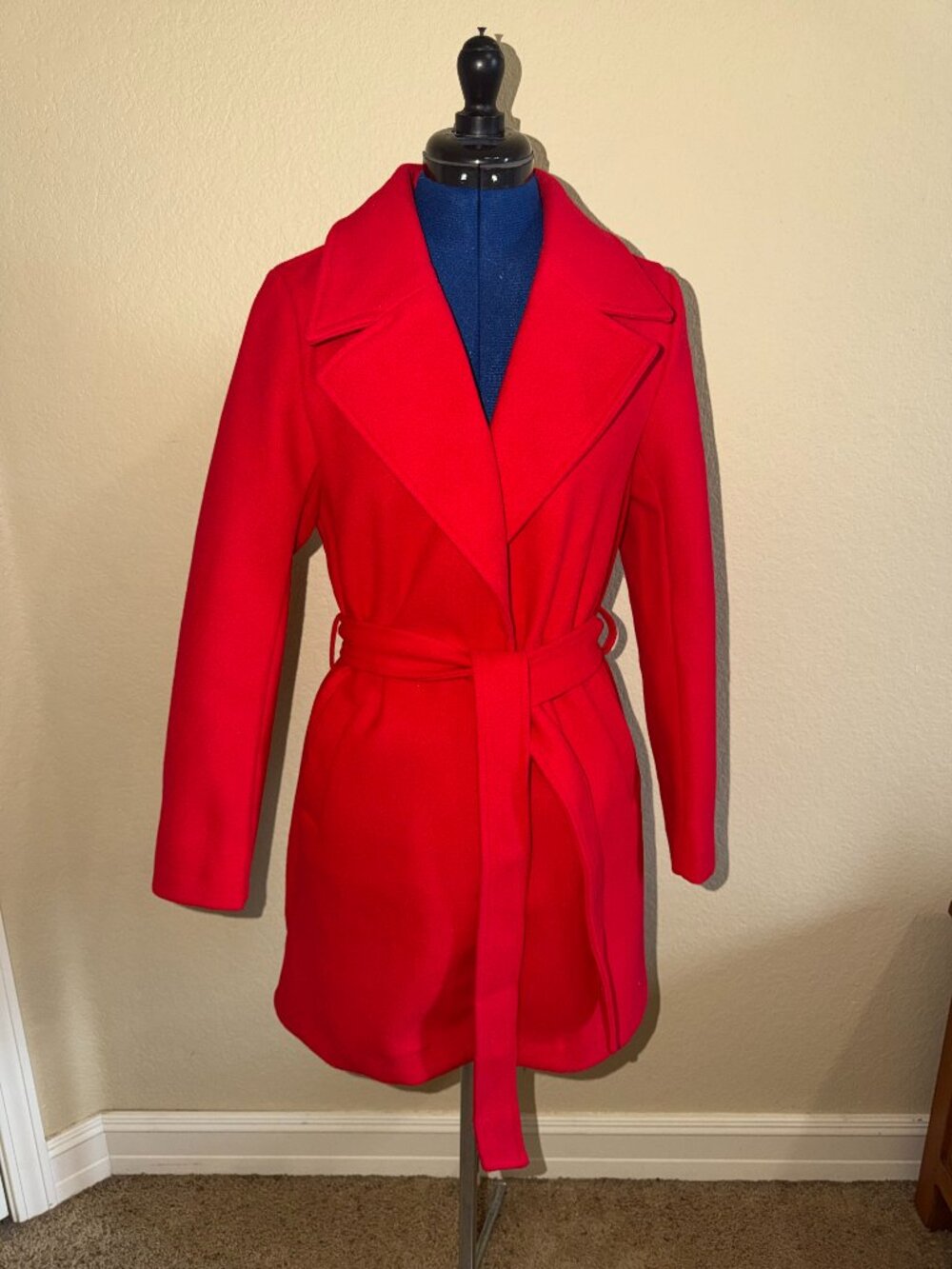 Red LoveTree Trench Coat
